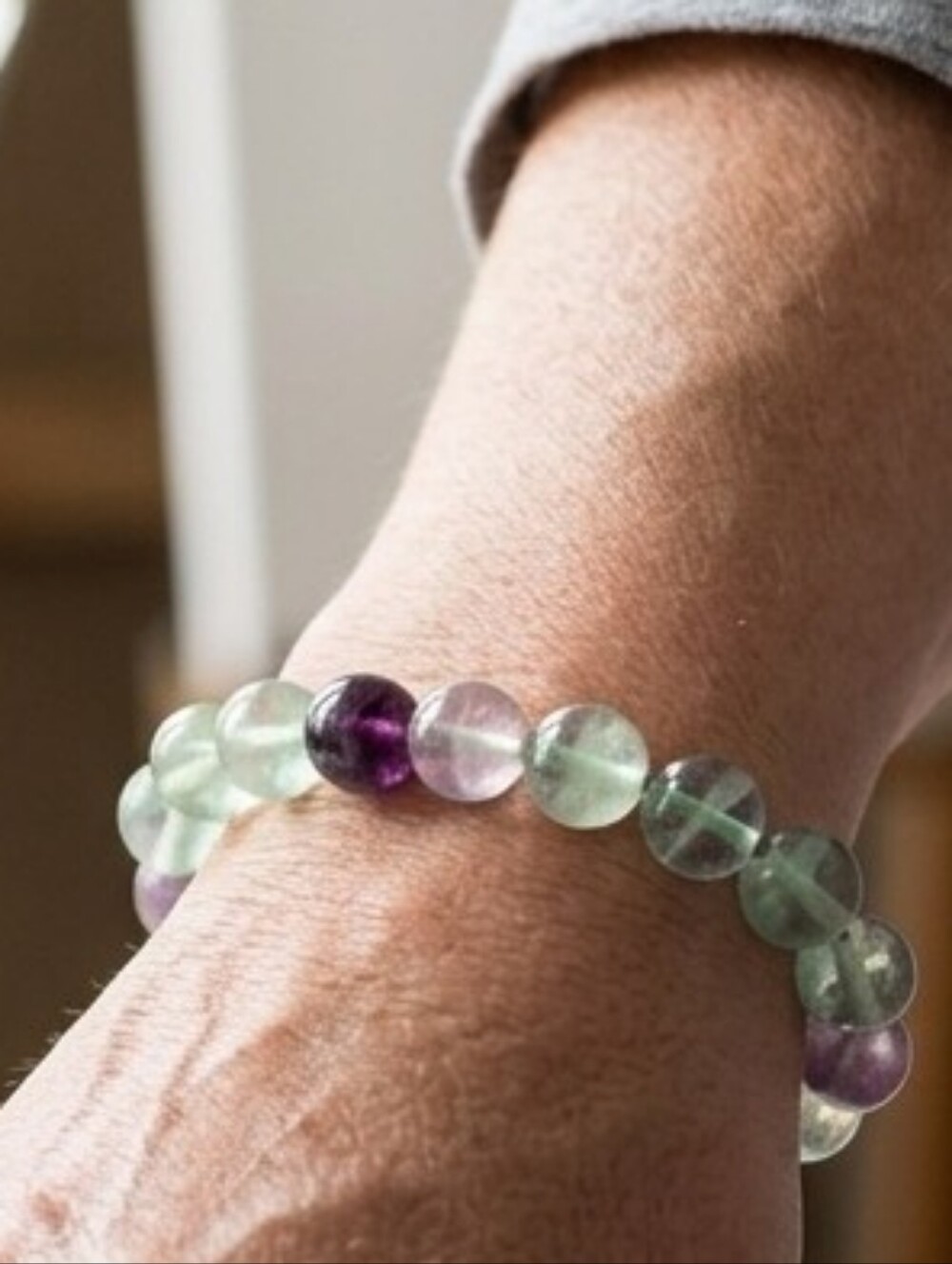 Raimbow Flourite Crystal Bracelet